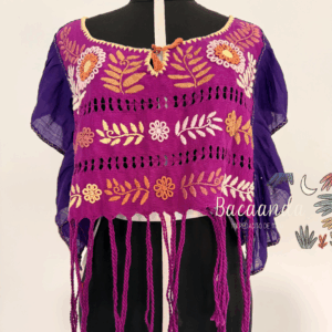 Blusa barbas morada